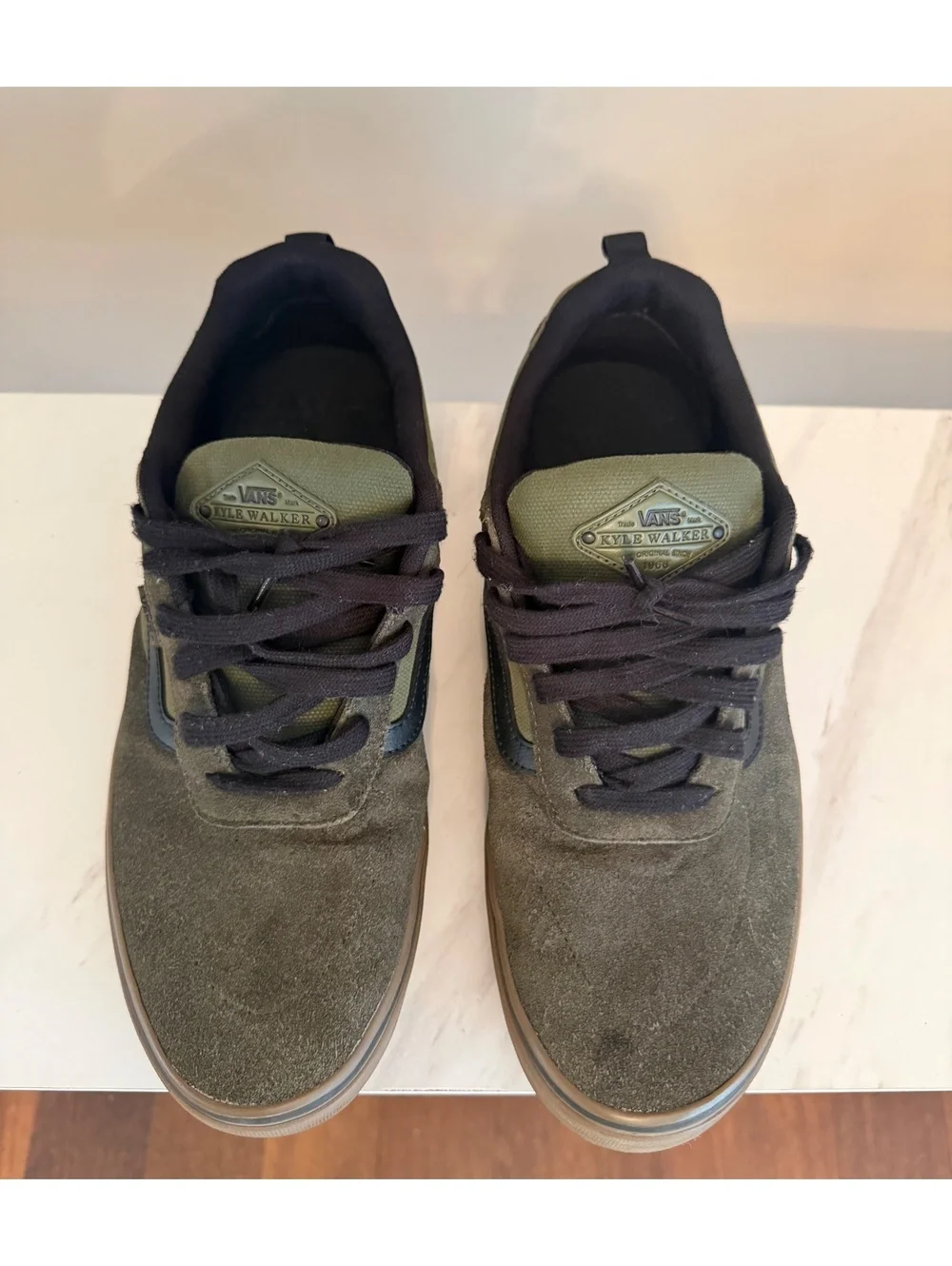 Vans Kyle Walker Pro Skate Shoes – Olive Green / Black / Gum – Men’s Size 13